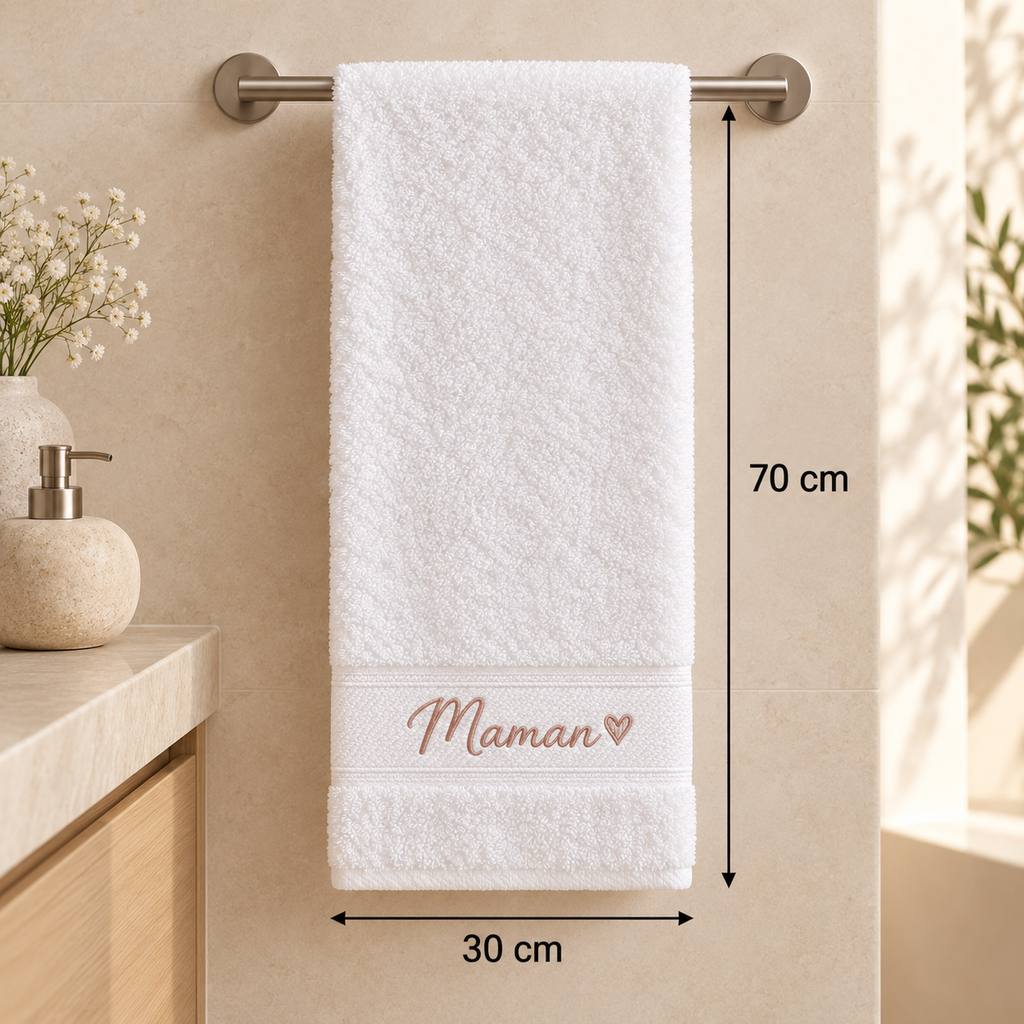 Serviette personnalisée