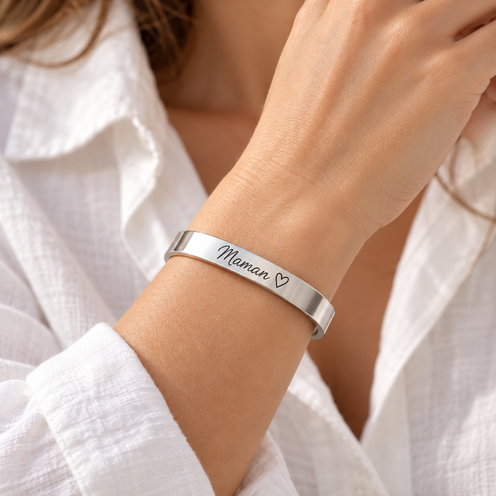 Bracelet jonc personnalisé